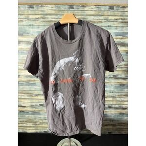 Post Malone T-Shirt L Charcoal Gray Excellent Too Cool To Die Graphic Tee